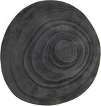 Creative Co-Op Decorative Paulownia Wood Pedestal, Black, 11"