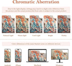 Lahome Rerto Fleece Blanket for Women Boho Bedroom Decor, Small Throw Blanket for Couch Bed Chair Cover, Decorative Fleece Blanket Throws Mom Gift Vintage Home Decor, Bohemian Orange Mutli 50x60