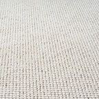 LUXE WEAVERS Solid Machine Woven Cream 5x7 Area Rug, Indoor Stain-Resistant Carpet