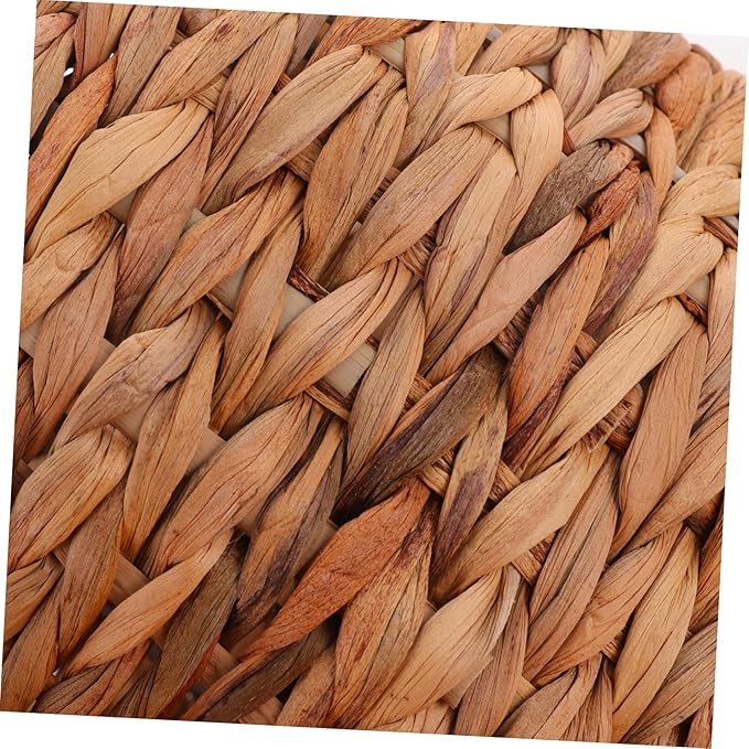 Seagrass Basket for Plant Desktop Woven Storage Basket Hyacinth Decorative Pot Organizer