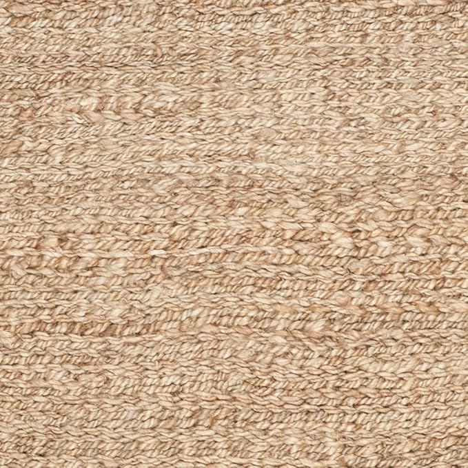 SAFAVIEH Area Rug 8x10 - Natural Fiber Collection - Large - Natural, Handmade Jute, Farmhouse Style, Ideal for Living Room, Bedroom, Dining Space (NF732A)