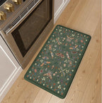 LEEVAN Anti Fatigue Mats for Kitchen Floor Non-Slip, Cushioned Kitchen Mats for Floor 20''x31'', Green Memory Foam Kitchen Mat Set, Waterproof Ergonomic Green Ding Mat for Bar, Office,Desk, Laundry