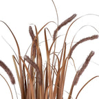 Northlight 40" Potted Brown Artificial Onion Grass Plant