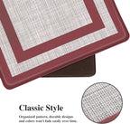 Mattitude Kitchen Mats Set of 2 Cushioned Rugs 0.47 inch Thick Anti-Fatigue Mats for Kitchen Floor,Waterproof Non-Slip Mats and Rugs Set for Office,Floor,Laundry 17.3"×29"+17.3"×59",Red