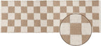 · REDEARTH · Jute Cotton Area Rug - 2'x6' Rectangular Rug, Sustainable Handwoven, Non-Shedding, Soft & Durable – Reversible, Neutral Tones for Home Décor in Living Room, Dining Room, Bedroom, Set of 2