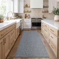 Runners Area Rug for Hallways 2x6 Feet Grey Washable Kitchen Runner Non Slip Hall Runners Entryway Runner Rugs Floor Carpet for Indoor Backdoor Bedroom Kitchen