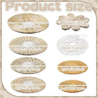 11 Pcs Boho Hanging Wall Basket Decor Handmade Woven Basket Wall Decorative Boho Wicker Baskets Placemats Round Farmhouse Bulrush Art for Rustic Home Decorations Christmas Gift(Fresh)