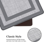 Mattitude Kitchen Mats Set of 2 Cushioned 0.47 inch Kitchen Rugs Non-Skid Rug Sets Ergonomic Comfort Standing Mat for Kitchen, Floor, Office, Sink, Laundry, Gray
