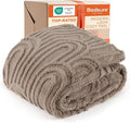 Bedsure GentleSoft Twin Blanket for Bed - Cozy Soft Blankets for Women, Cute Small Fleece Throws for Girls, Graduation Decorations Gift for Her Him School Dorm, Brown, 60x80 Inches