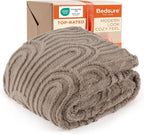 Bedsure GentleSoft Brown Throw Blanket for Couch - Super Soft & Cozy Summer Fall Blankets for Women, Fluffy Fleece Throw for Girls, Gifts for Women, Ideal for Room, Home & Bedroom Decor, 50x60 Inches