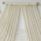 IOWER Macrame Wall Hanging Large Wall Home Decor Modern Fiber Wall Art Geometric Decoration Headboard Living Room Bedroom Backdrop
