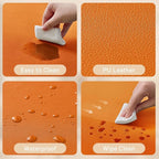 Waterproof Baby Play Mat for Floor Memory Foam 50 * 50 Cushion Playpen Playmat Tummy Time Crawling Mat Nursery Rug Thick Pad Create Soft & Safe Area for Infants,Toddler,Kid,Orange