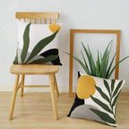 JASEN Abstract Boho Pillow Covers 18x18,Soft Mid Century Geometric Floral Decorative Throw Pillows for Couch Bed Sofa Bedroom（Only 1 Pillow Cover） (C, 18x18)