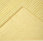 Better Trends Jullian Collection is Super Soft and Light Weight in Bold Stripes Design 100% Cotton Tufted Unique Luxurious Machine Washable Tumble Dry, King Sham, Yellow