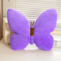 PEACH CAT Butterfly Pillow Decorative Butterfly Shaped Throw Pillows 15.7" x 15.7" Cute Plush Cushion Decor for Bedroom Living Room Sofa Couch Purple