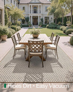 LUMI 8x10 Sisal Area Rug for Living Room, Natural Handwoven Rugs Non Slip, Farmhouse Braided Carpets No Shedding for High Traffic, Dining Room, Indoor, Outdoor, Patio