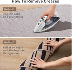 Tangsoo Stripe Easy Jute Rug,Ultra Thin 2x3 Outdoor Rug for Entryway,Non-Slip Washable Small Rug Modern Front Door Mat Throw Carpet for Kitchen Bedroom Porch Doorway