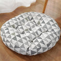 Large Round Floor Cushion, Comfortable Cotton and Linen Boho Meditation Pillow Tatami Seating Cushion for Room Reading Book Nursery Room Balcony,N,60 * 60cm
