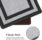 Mattitude Kitchen Mats Set of 2 Cushioned Rugs 0.47 inch Thick Anti-Fatigue Mats for Kitchen Floor,Waterproof Non-Slip Mats and Rugs Set for Office,Floor,Laundry 17.3"×29"+17.3"×59",Black