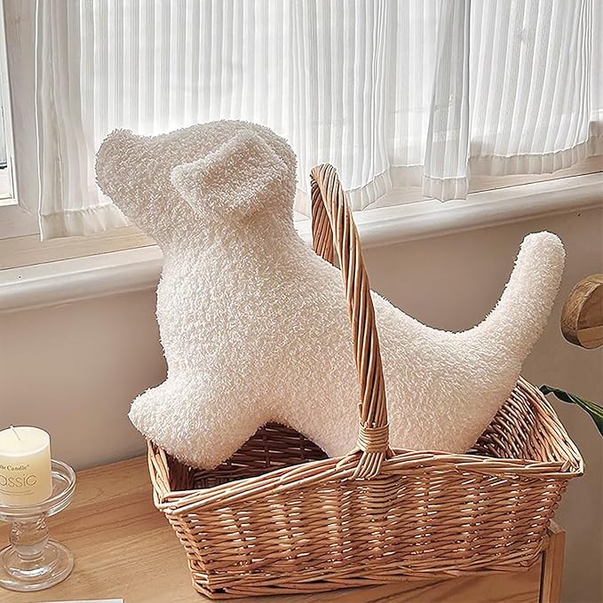 Animals Shaped Throw Pillow for Bed,Home Decorative Pillows for Bedroom Aesthetic,Soft Throw Pillow for Couch,Handmade Living Room Throw Pillows Chocolate