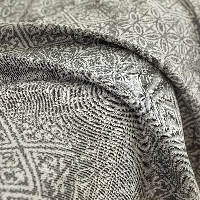 ROOMLIFE Couch Cover Black Boho Sofa Covers for 3 Cushion Couch Washable, Furniture Protector Sofa Couch Cover for Dogs, Soft Breathable Sofa Slipcover, Couch Throw Blankets with Tassels 71''X118''