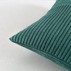 Fancy Homi 2 Packs Teal Samll Decorative Throw Pillow Covers 12x12 Inch with for Couch Bed Sofa, Rustic Farmhouse Boho Home Decor, Soft Corss Patchwork Corduroy Square Cushion Case 30x30 cm