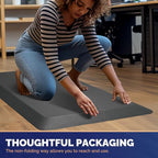 FEATOL Anti Fatigue Mat for Standing, 9/10 Extra Thick Ergonomic Standing Desk Mat, Comfort & Durable Memory Foam Standing Mat at Home,Office All Day (20" x 32", Gray, 1PC)