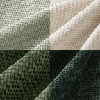 MIULEE Pack of 4 Couch Throw Pillow Covers 20x20 Inch Neutral Green Soft Decorative Chenille Pillow Covers Farmhouse Accent Cushion Covers for Boho Spring Home Decor Sofa Bedroom Living Room