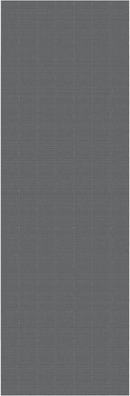 EARTHALL Woven Runner Rug 2.6x8 Ft Washable Runners for Hallways Wide Non Slip Rubber Backed Kitchen Runner Braided Indoor Floor Carpet for Entryway Hallway Kitchen Bedroom, Dark Gray