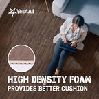 Yes4All EVA Interlocking Mats, Puzzle Floor Tiles, Foam Floor Padding with Border for Furniture, Home Space, Living Room, Garage 11,22,32 SQFT