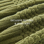 lifein Throw Blanket for Couch-Olive Green Boho Throw Blanket, Soft Fleece Plush Lightweight Blankets&Throws for Spring, Fuzzy Moss Green Blanket for Livingroom Bed Sofa Chair (50x60, Green)