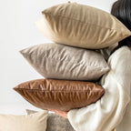 Pack of 2 Leather Lumbar Pillow Cover, Vintage Decorative Soft Farmhouse Cushion Cover, for Home Decor Outdoor Waterproof Pet Hair Resistant Abrasion Throw Pillow Covers 12x20 Inch Olive Green