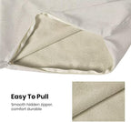 BETGINY Brown Boho Pillow Covers 18 x 18 Inch Pack of 2, Bohemian Ethnic Herringbone Pattern Decorative Throw Pillow Covers Vintage Linen Farmhouse Outdoor Pillowcase for Bedroom Home Sofa Decor