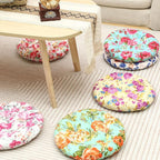 6 Pcs Boho Floor Pillow Cushions Seating 15 x 15 Inches Boho Floor Pillow Round Seat Reading Chair Cushions Yoga Mandala Meditation Pouf for Classroom Home School Playing Supplies