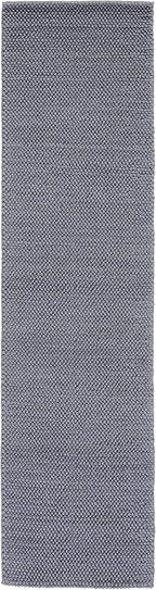SAFAVIEH Natura Collection Runner Rug - 2'3" x 9', Dark Grey, Handmade Wool Blend, Textured Design, Ideal for Hallway, Bedroom, Foyer (NAT425H)