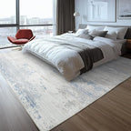 Washable Rugs 5x7 Area Rugs for Living Room- Modern Abstract Rugs for Bedroom,Dining Room,Large Soft Low Pile Carpet with Non Slip Rubber Backing,Neutral Accent Nursery Rug for Home Office