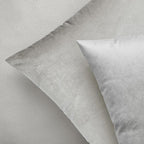 MIULEE Velvet Throw Pillow Covers 18x18 Inch, Pack of 2 - Sliver Gray, Super Soft Decorative Square Cushion Cases Modern Luxury Home Decor for Sofa, Couch, Bed, Chair with Invisible Zipper