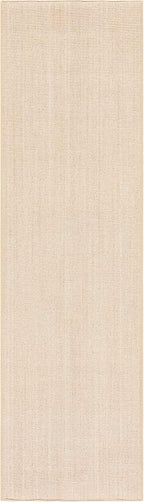 Martha Stewart SAFAVIEH x Collection Area Rug - 2'6" x 6' Runner, Beige & Ivory, Sisal & Jute, Ideal for Living Room, Hallway, Foyer, Entryway, Bedroom (MSR9501C)