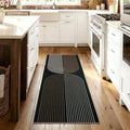 GarveeHome Easy Jute 2x6 Runner Rugs Modern Rainbow Rug for Hallway Kitchen Non Slip Indoor Outdoor Runner Door Mat for Laundry Porch