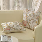 Chinoiserie Pillow Covers 18x18 Set of 2 Yellow Floral Bird Throw Pillows Green Vintage Flowers Bird Decorative Pillowcase Outdoor Chinoiserie Decoration Farmhouse Cushion Case for Couch Home