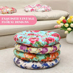 6 Pcs Boho Floor Pillow Cushions Seating 15 x 15 Inches Boho Floor Pillow Round Seat Reading Chair Cushions Yoga Mandala Meditation Pouf for Classroom Home School Playing Supplies