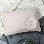 YINFUNG Quilted Pillow Sham Natural Beige Linen King Set of 2 Muslin Cotton Farmhouse Neutral Oatmeal Tassel Fringe Pillowcases Matelasse Boho Decorative Textured Gauze Light Brown 20×36