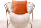 NiNi ALL Decorative Throw Pillow Covers Pack of 2, Halloween Velvet Cushion Case for Couch Bedroom Living Room Outdoor, Pillow Covers 18x18 Inch（45 x 45 cm） Orange