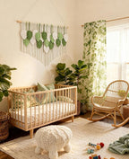 Tempospark Large Macrame Tapestry Wall Hanging, Boho Leaves Tassels Tapestries Wall Decor for Living Room, Bedroom, Dining Room, Nursery, Hallway, Balcony 39x29.5 Inch