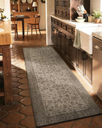 DEXI Kitchen Mats for Floor Cushioned Anti Fatigue, 23x59 Extra Large Wide Runner Rug Non Slip, Waterproof Soft Comfort Standing Rubber Padded, Brown
