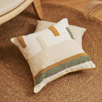 lifein Boho Pillow Covers 18x18 Set of 2 Boho Tufted Throw Pillow Covers Aesthetic Decorative Cushion Covers Farmhouse Pillow Case for Couch Sofa Bed Living Room,Home Decor