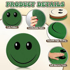 3PCS Floor Cushions for Classroom 16 Inch Smiley Face Floor Pillows Round Throw Pillows Face Emoticon Seat Cushion Cute Plush Pillow Chair Pads for Couch Bed Sofa Home Bedroom Dorm Decorations