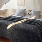 Bedsure GentleSoft Fleece King Size Blanket for Bed - Super Soft & Cozy, Fluffy Blankets for Women & Girls, Ideal for Sofa & Couch, Grey, 108x90 Inches