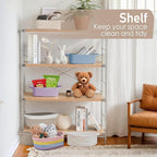 Woven Basket,Small Rope Storage Bin with Handles & Ribbon Bag, Organizer for Shelves Closets,Gift Basket Empty for Birthday,Books,Dog Toys,Orange/3 Pack