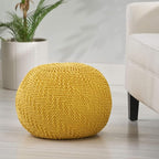 Christopher Knight Home Pouf, Yellow